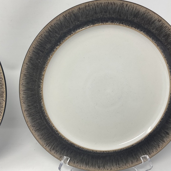 4 Denby Praline (retired) Stoneware Dinner plates - Picture 3 of 6